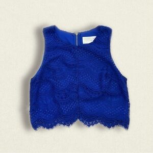Blue Lace Top